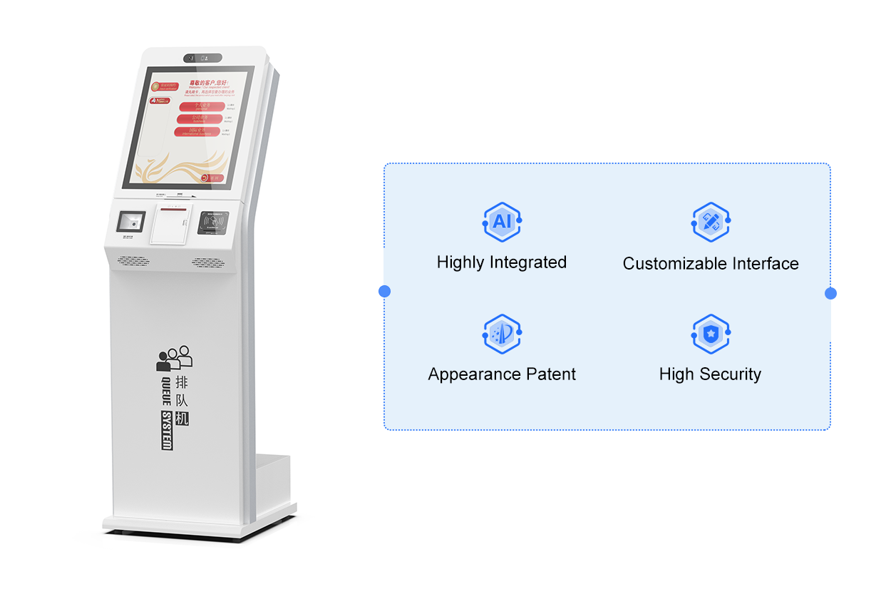 Self-Service Queue Management Kiosk