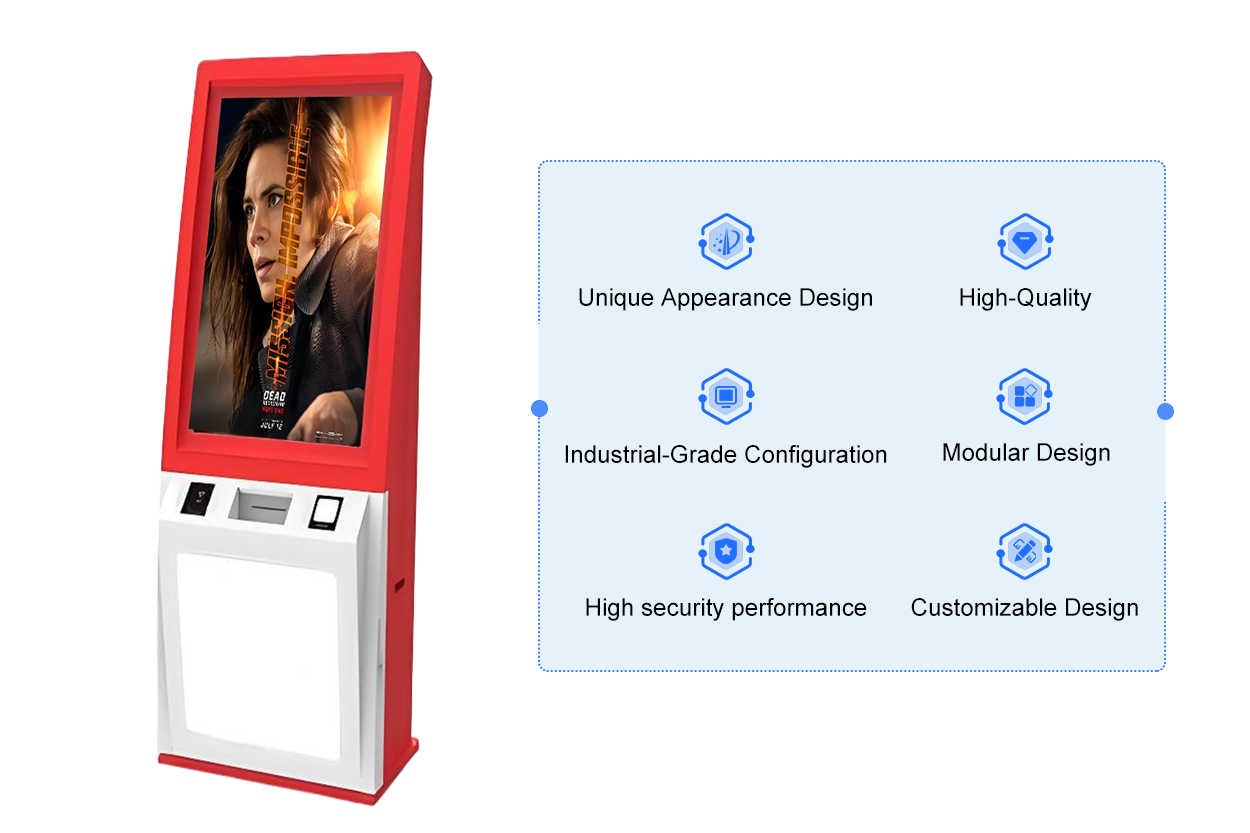 Cinema Self-Service Movie Ticket Printing Kiosk