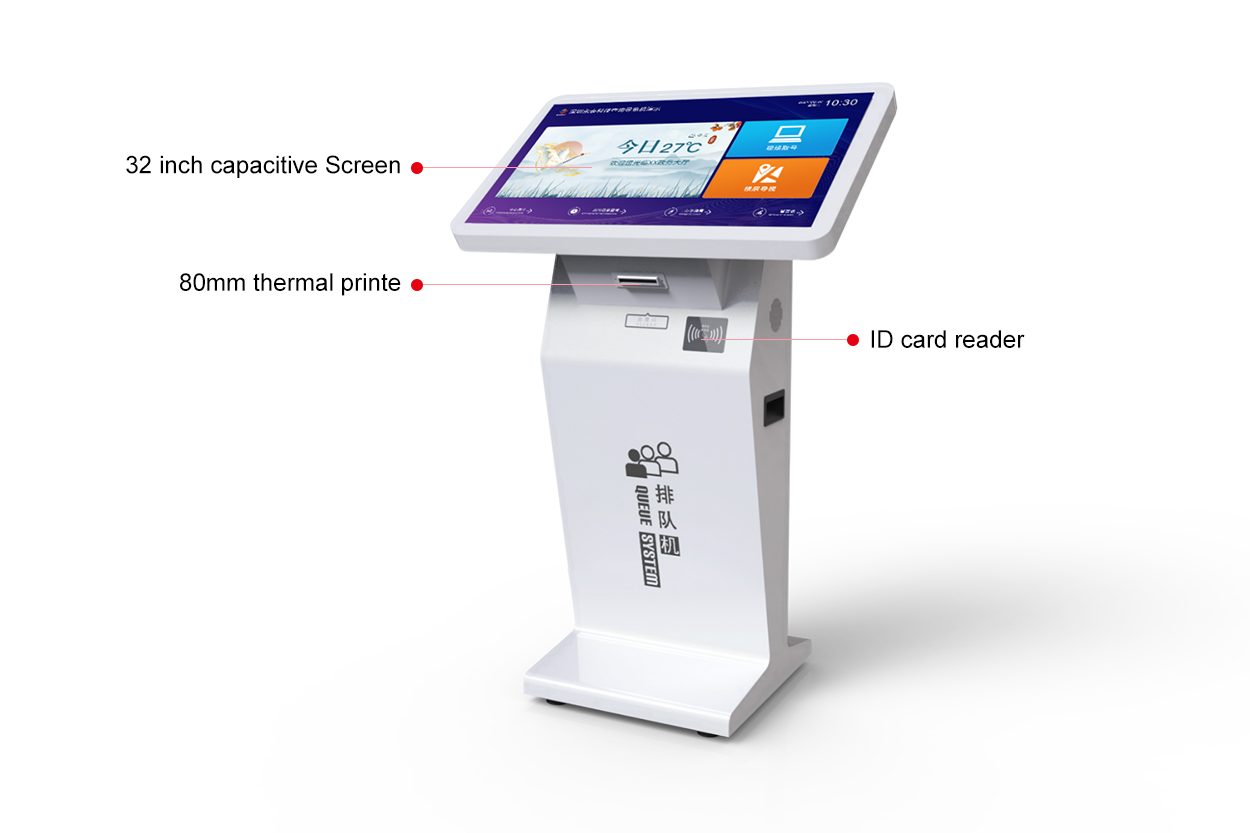 Self-Service Queue Management Kiosk