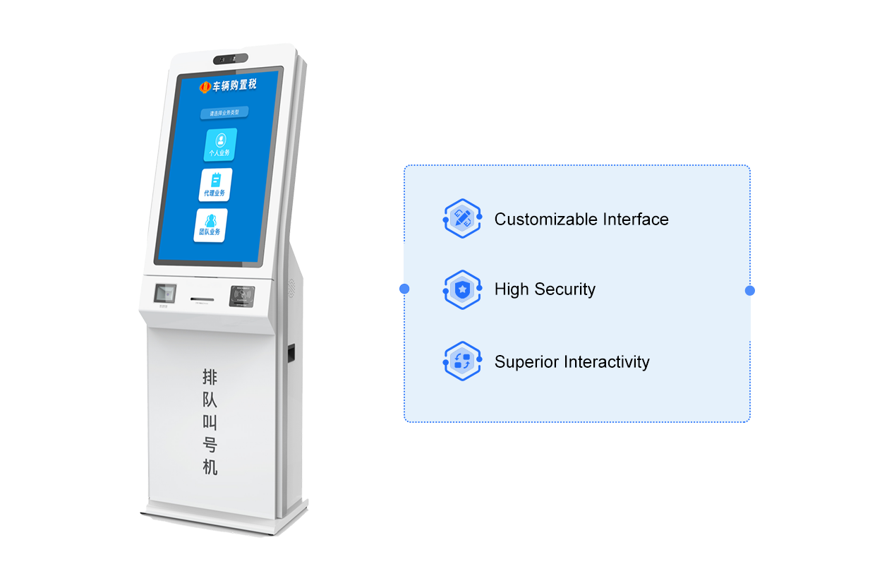 Self-Service Queue Management Kiosk